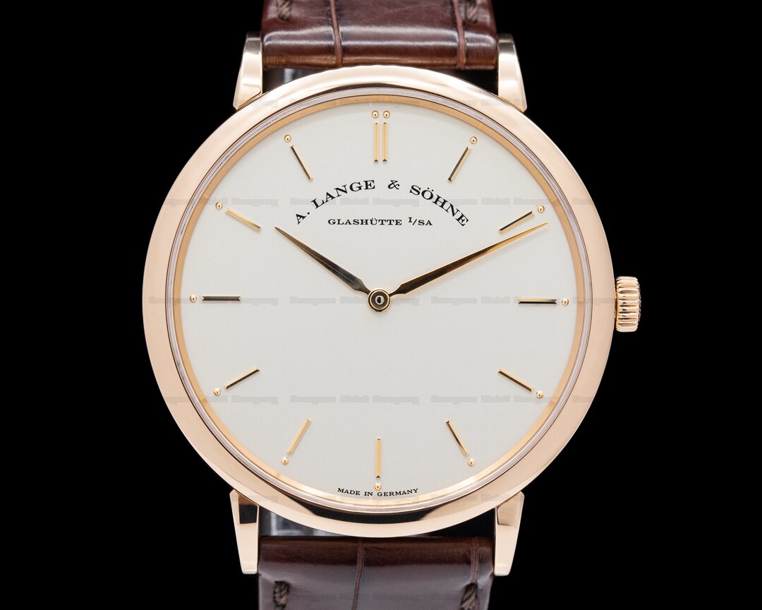 A. Lange and Sohne Saxonia Thin Manual Wind 18K Rose Gold 40mm Ref. 211.032