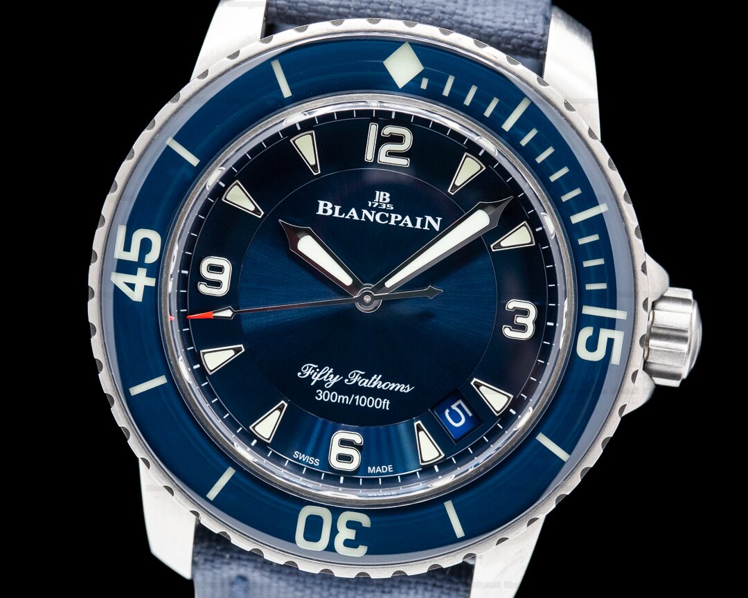 Blancpain Blancpain 5015-1240-52A Fifty Fathoms Titanium 2022 Ref. 5015-12B40-52