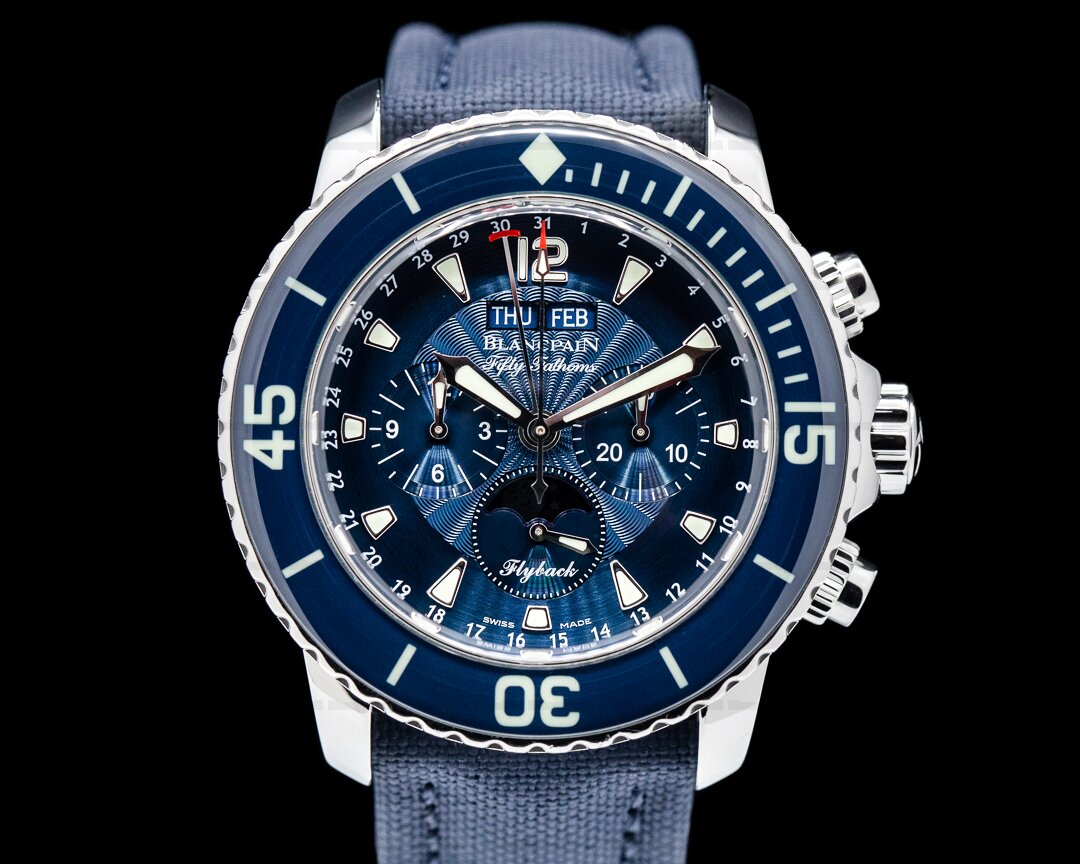 Blancpain Fifty Fathoms Complete Calendar Flyback SS / Blue Dial Ref. 5066F-1140-52B