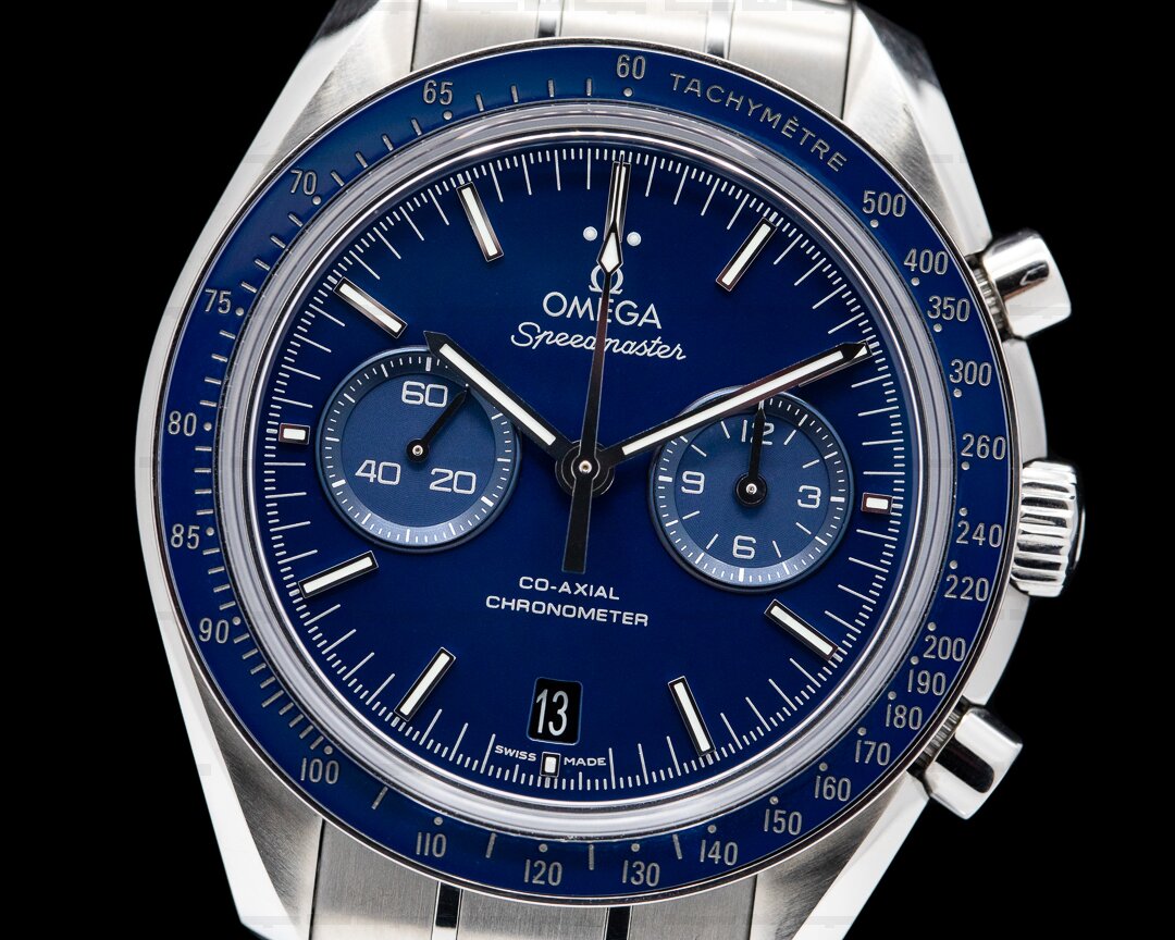 Omega Speedmaster Moonwatch Titanium / Blue Dial Ref. 311.90.44.51.03.001