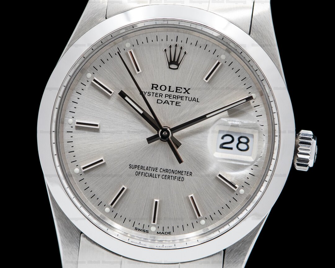 Rolex Oyster Date SS/SS Box and Original Papers 1983 Ref. 15000