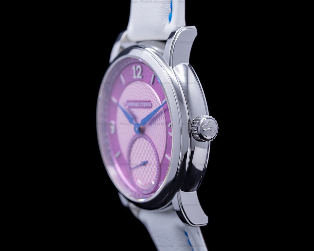 Schwarz Etienne Roma Synergy by Kari Voutilainen SS / Pink-Purple Dial LIMITED For Golds Ref. WROVMA12SS02CUBCLTD-A