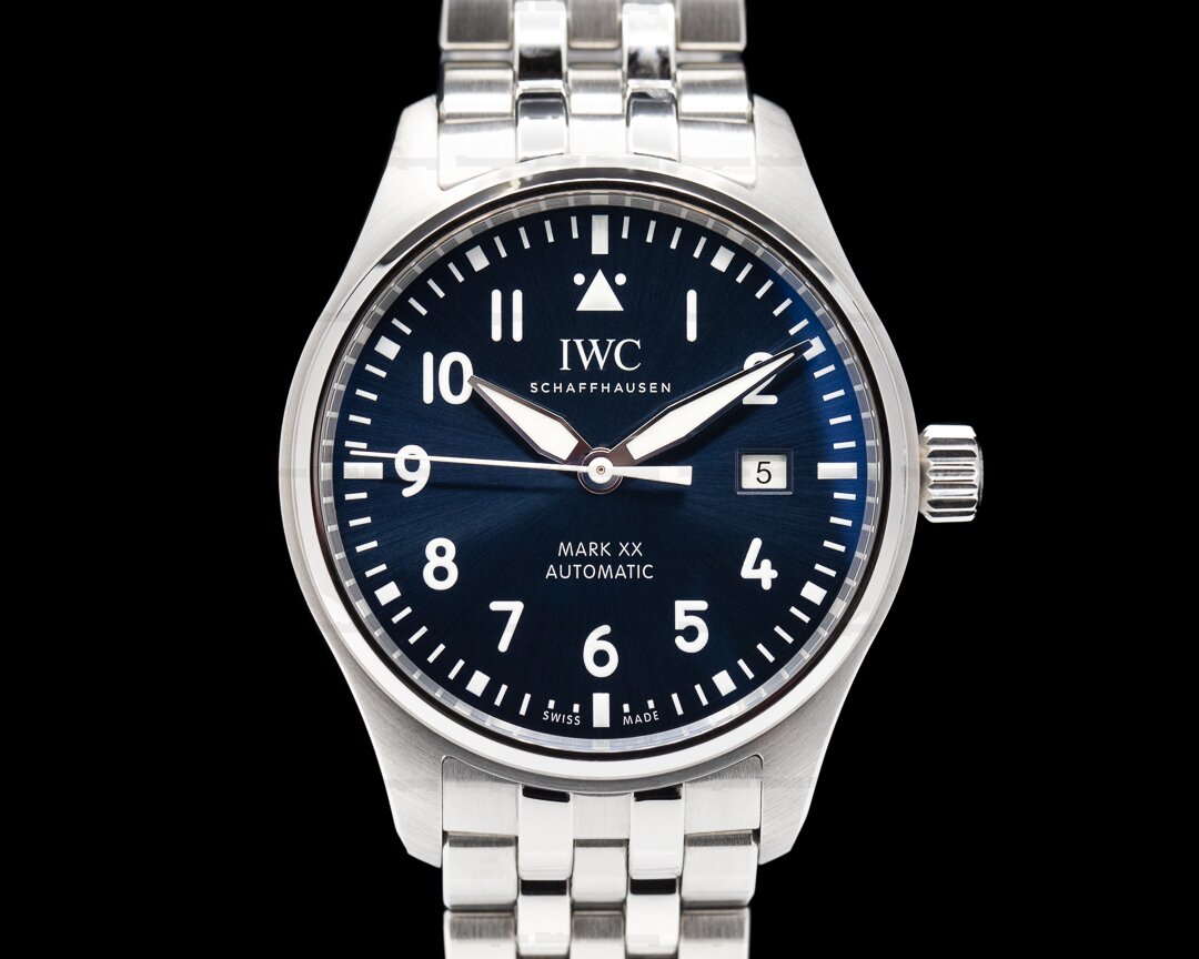 IWC Mark XX SS Bracelet Blue Dial Ref. IW328204