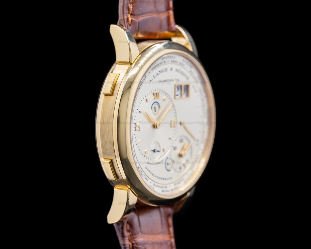 A. Lange and Sohne Lange 1 TimeZone 116.021 18K Yellow Gold Ref. 116.021