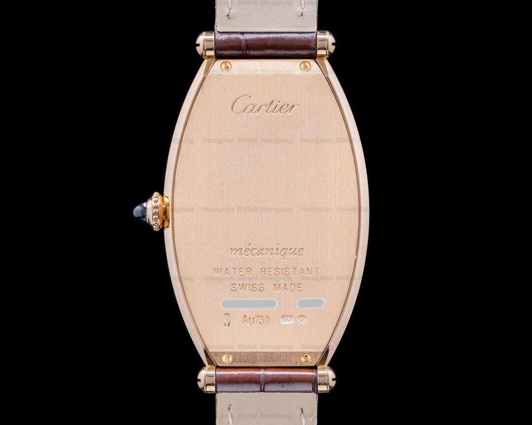 Cartier Tonneau Large Manual Wind 18k Rose Gold WGTN0006 Ref. WGTN0006