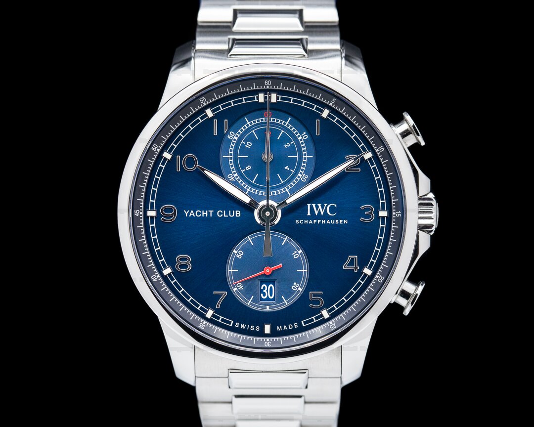 IWC Portuguese Yacht Club Flyback SS / SS blue Dial Ref. IW390701