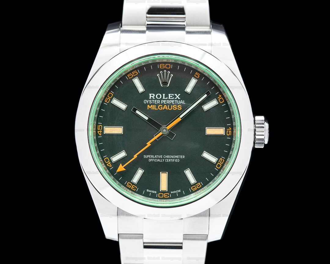 Rolex Milgauss 116400GV Green Crystal Edition 2022 Unworn Ref. 116400GV