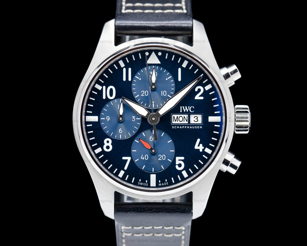 IWC Pilots Watch Chronograph 41mm SS Blue dial Ref. IW388101