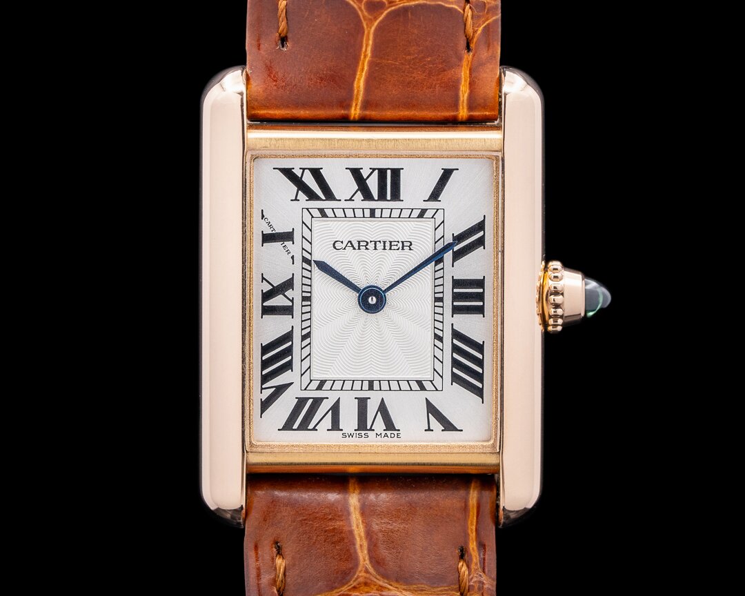 Image of Cartier Tank Louis Cartier Small 18K Rose Gold