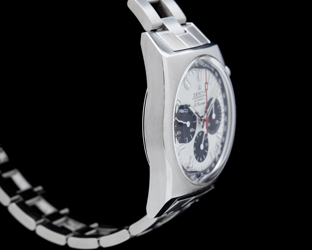 Zenith El Primero A384 Revival 50th Anniversary SS White Panda