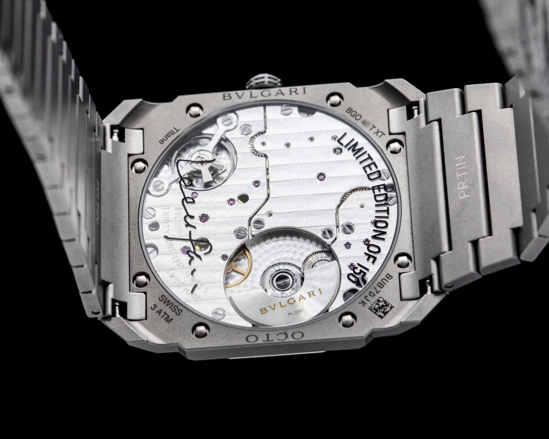 Bulgari 104132 Octo Finissimo Lee Ufan Titanium Mirror Effect Dial