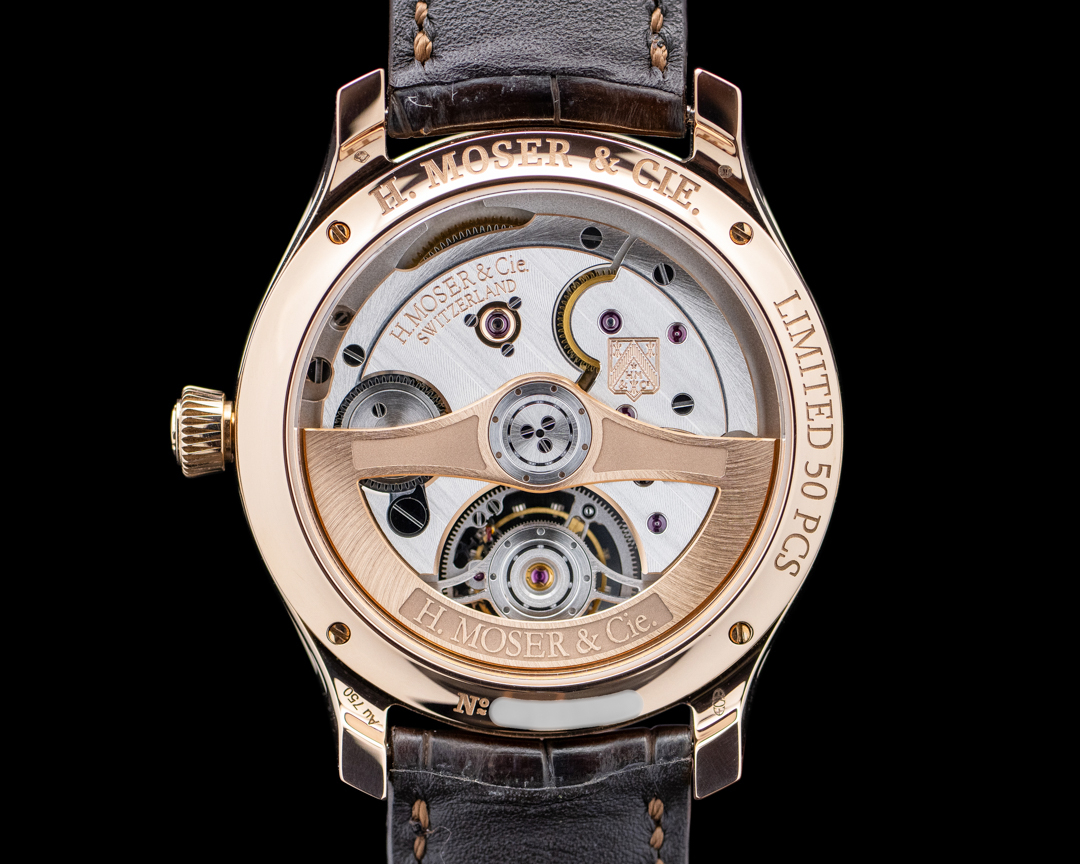 H. Moser & Cie. Endeavour Tourbillon Concept 18K Rose Gold Ox's