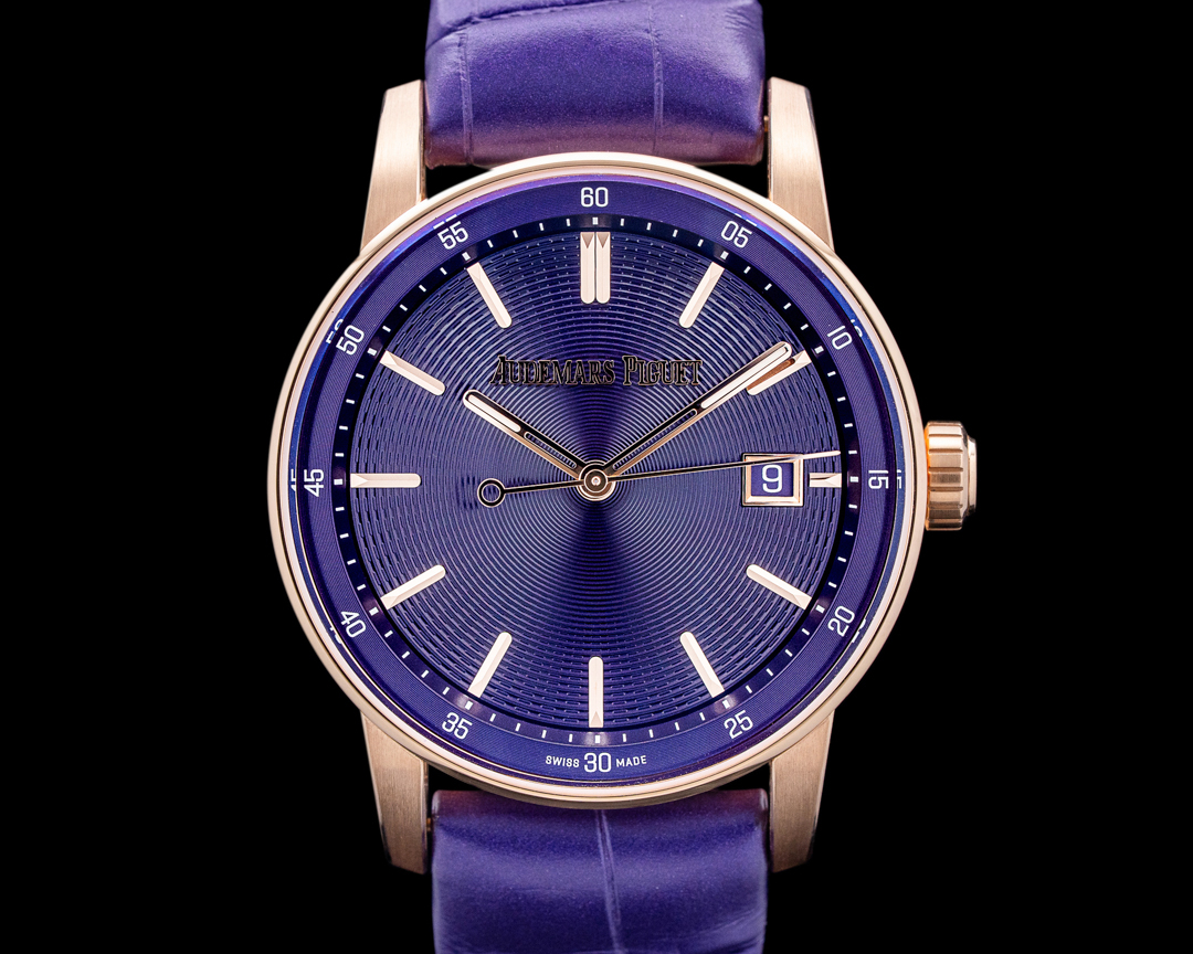 Audemars Piguet 77410OR Code 11.59 18K Rose Gold Purple Dial