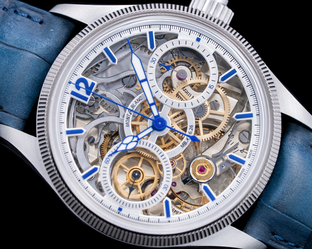 Montblanc 1858 Unveiled Secret Minerva Monopusher Chronograph SS
