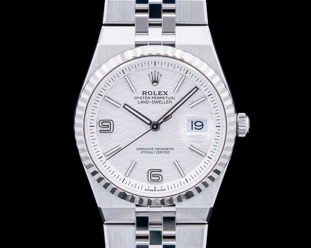 Rolex 127234 Land-Dweller 36MM SS White Dial 2026 127234 for Sale ...