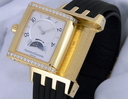 Jaeger LeCoultre Night/Day GranSport YG/Rubber Duetto, Diamonds Ref. 296.16.20