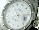 Rolex Oyster Date SS/SS White Ref. 15210