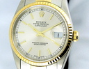 Rolex Datejust 2T Silver Dial Jubilee (2002 3/4) Ref. 16233