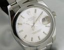 Rolex Date Silver Dial SS/SS Ref. 115200