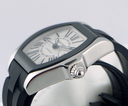 Cartier Roadster S Watch SS/Rubber Silver Ref. W6206018