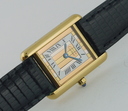 Cartier Must Y.G plated Qtz Ref. 