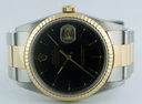 Rolex Datejust 2T Black Dial Oyster Ref. 16233