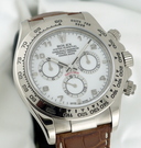 Rolex Daytona WG Strap/ White dial Ref. 116519