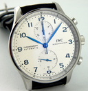 IWC Portugieser Chronograph Silver Dial Ref. 3714-17