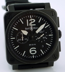Bell & Ross BR 03-94 Chronograph Automatic Steel PVD Carbon Coating Ref. BR-03-94-S-00794