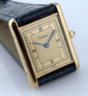 Cartier Must 21 Gold Roman Numerals Ref. 