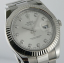 Rolex Datejust II, Stainless Steel Diamond Dial Ref. 116334