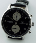 IWC Portugieser Chronograph Black Dial/Silver Subdials Ref. IW371404