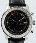 Breitling Navitimer World Black Dial SS/Leather Ref. A2432212/B726