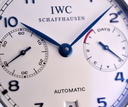IWC Portugieser 7 Day SS White Dial / Blue Indicators NEW Ref. IW500107