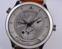Jaeger LeCoultre Master Geographic Silver Dial SS 38MM Ref. 142.8.92