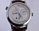 Jaeger LeCoultre Master Geographic SS Silver Dial 38MM Ref. 142.84.20