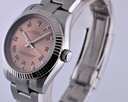Rolex Oyster Perpetual No-Date SS/SS Pink Dial Diamond Dial Z Series (2006.5) Ref. 177234