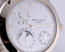 Patek Philippe Power Reserve Moonphase White Dial 18K White Gold 36MM Ref. 5055G-010
