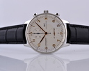 IWC Portuguese Chronograph SS White Dial Gold Numerals 40MM Ref. IW371401