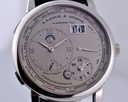 A. Lange and Sohne Lange 1 TimeZone Platinum Silver Dial 41.9MM Ref. 116.025