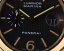Panerai Luminor Marina 18K Yellow Gold Carbon Fiber Dial H Series (2005) 44MM Ref. PAM00140