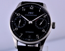 IWC Portuguese 7 Day Automatic SS Black Dial 42MM Ref. IW500109