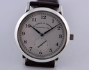 A. Lange and Sohne 1815 Platinum Silver Dial Arabic Numerals 36MM Ref. 206.025