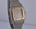 Cartier Santos Mid Size Square SS / 18K Automatic Silver Dial Ref. 