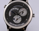 Jaeger LeCoultre Master Geographic 18K White Gold Grey / Silver Dial 38MM Ref. Q1423470