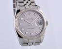 Rolex Datejust SS Silver Diamond Dial D Series (2005) Ref. 116234