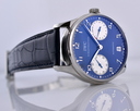 IWC Portuguese 7 Day Automatic Laureus Edition Blue Dial SS 42MM Ref. IW500112