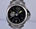 Panerai Luminor GMT Titanium & Steel Bracelet Black Dial K Series (2008) 44MM Ref. PAM00161
