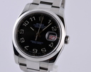 Rolex Datejust Black Dial Arabic Numerals Oyster Bracelet M Series (2009) Ref. 116200