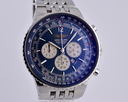 Breitling Navitimer Heritage Flyback Chronograph Blue Dial SS Ref. A35350